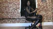 Latex boot seductress