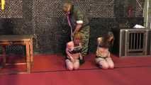 BoundCon XV - Custom Photo Shooting 12 - Training Session from the Sgt. Major for Rachel Adams & Muriel LaRoja - Full Clip