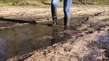 Rubber boots in mud For my rubber boot lovers