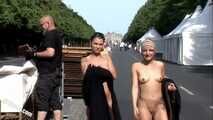 Merry and Nina Naked through Berlin