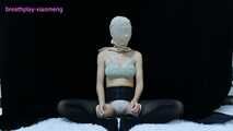 Xiaomeng Head under Pantyhose and Hoods