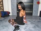 Glamourous Asian Damsel Bound and Gagged (Photos + Videoclip)