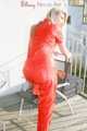 ***HOT HOt HOT*** MONE wearing a sexy red shiny nylon catsuit at home posing (Video)