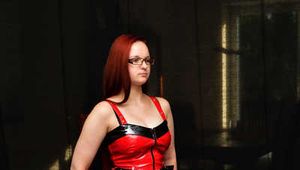 Bound in PVC clothing