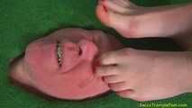 Lady Amy, foot-face-slaps and facetrampling