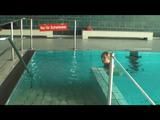 Nude in the public-pool -8-