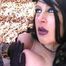 Sucking Forest Goddess - Rubber Blowjob & Handjob with Satin Gloves - Fuck my Tits - Cum in my Mouth