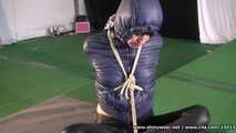 Melissa in Abercrombie&Fitch Downjacket tied and gagged