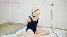 Xiaomeng in Kigurumi and Ventilation Bag