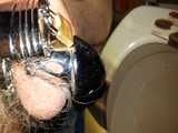 Fully sealed piss in chastity belt - 840 grams