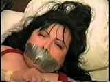 29 Yr OLD FEISTY BBW SHARON GETS MOUTH STUFFED, HANDGAGGED, DUCT TAPE GAGGED & TRIES CALLING FOR HELP ON HER PHONE (D63-3)