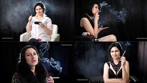 Check out Lia's all smoking fetish clips compilation in one