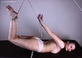 Peggy - nude strict hogtie