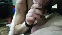 Little spanky pet Emily Addams hungry for dick after a long lonely day POV