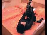 Selesta Naughty – Vampire girl gets perfect hogtie from her partner (video)