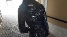 Shiny black rainwear heaven