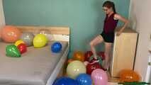 Girlfriend stomps your balloons