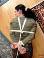 Akasha in a new Hogtied-Bound