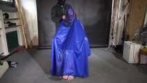 Aiyana in rainwear chairbound, gagged and hooded (and she loved it) Part2