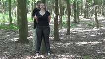 Cuffed in the wood 001