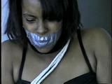 FEISTY NAFISA REFUSES TO BE TAPE GAGGED  (D24-3)