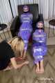 Terry and Vanessa - Both girls are hogtaped on the floor by Blackrose
