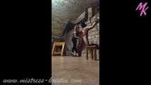 Soft #CBT and #ballbusting in the #dungeon