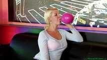 Blow2Pop pink promotional balloon