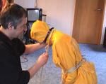 Anja - The Prisoner & Raincoat Bondage (DVD-Quality)