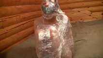 [From archive] Veronika - Totally ball wrapped in cling film (video)