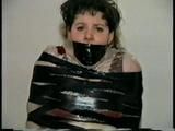 ELECTRIC TAPED & WRAP GAGGED MUMMY (D9-5)