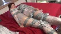 [From archive] Anni Bay & Dakota - pair hogtie wrapped (video)