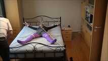 Elena and Stefanie - Tied up with 10 and 5 ropes Part 5 of 8