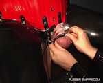 Lady Alexa - GasMask play with Chastity