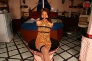 Asian dancer Jade tied up to the pole (Photos + VideoClip)