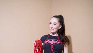 Sophia Smith in Geeky Hogtie