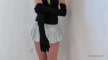 Long gloves and mini skirt, part 1