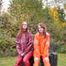 Miss Petra and Lady Nadja in AGU raingear (original AGU) and an exclusiv orange Adidas AGU raincoat