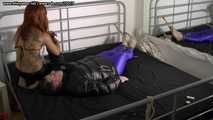 Miss Cedi - helpless slave beaten and air-taken