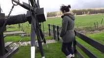 112006  Anna R Takes A Pee On The Windmill