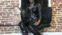 Latex boot seductress