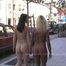 Naked Girls in the middle of the city