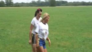 4 Video clips with Michelle and 2 with Michelle and Jill in shiny nylon Shorts from 2005-2008
