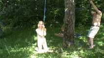Melanie tied up and tortured outdoor-part 2, HD 1280x720