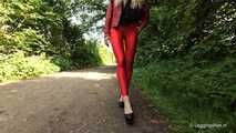 Walk in red leggings - part 3