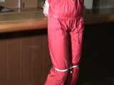 3 Videos with Jill tied and gagged in shiny nylon Rainwear. From 2005-2008!