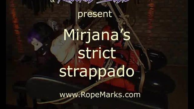 Miss Mirjana in einem engen Strappado