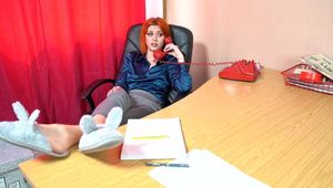 1122 Amber in Office Distraction Part 2