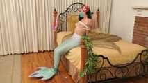 Mermaid in Captivity Chained to the Bed! Sensual Siren Loren Chance in Rope Bondage