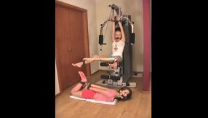 Ole Lykoile & Ricci - Workout buddies now both enjoy total helplessness (video)